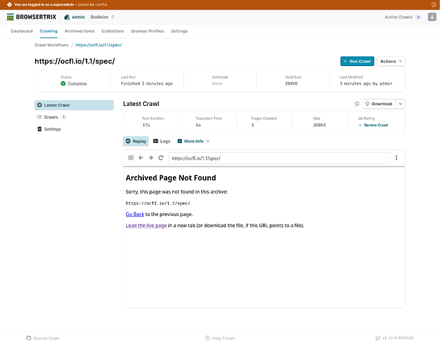 Screenshot 2025-09-15 at 12-10-59 Crawl Workflows – Bodleian